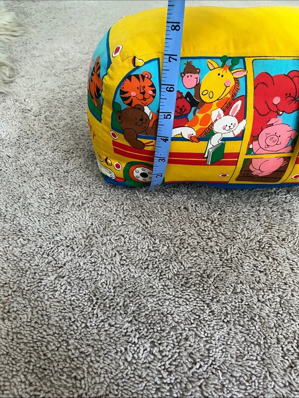 Vintage “Teacher Pet Express” Sculptured Pillow